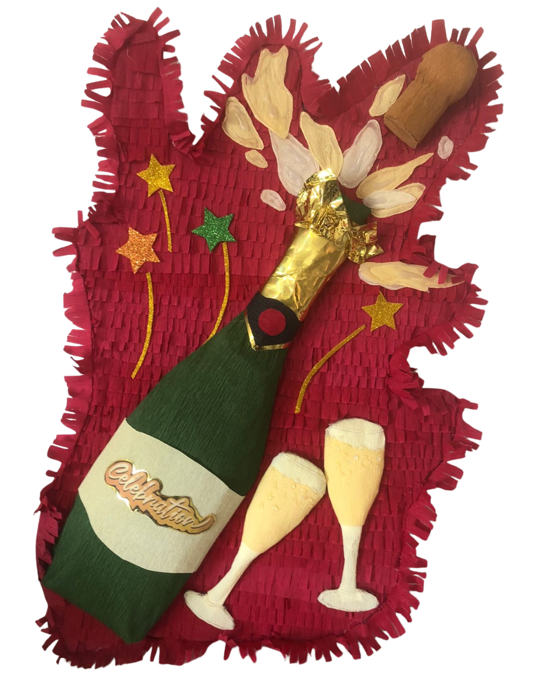 3D Champagne Celebration Piñata